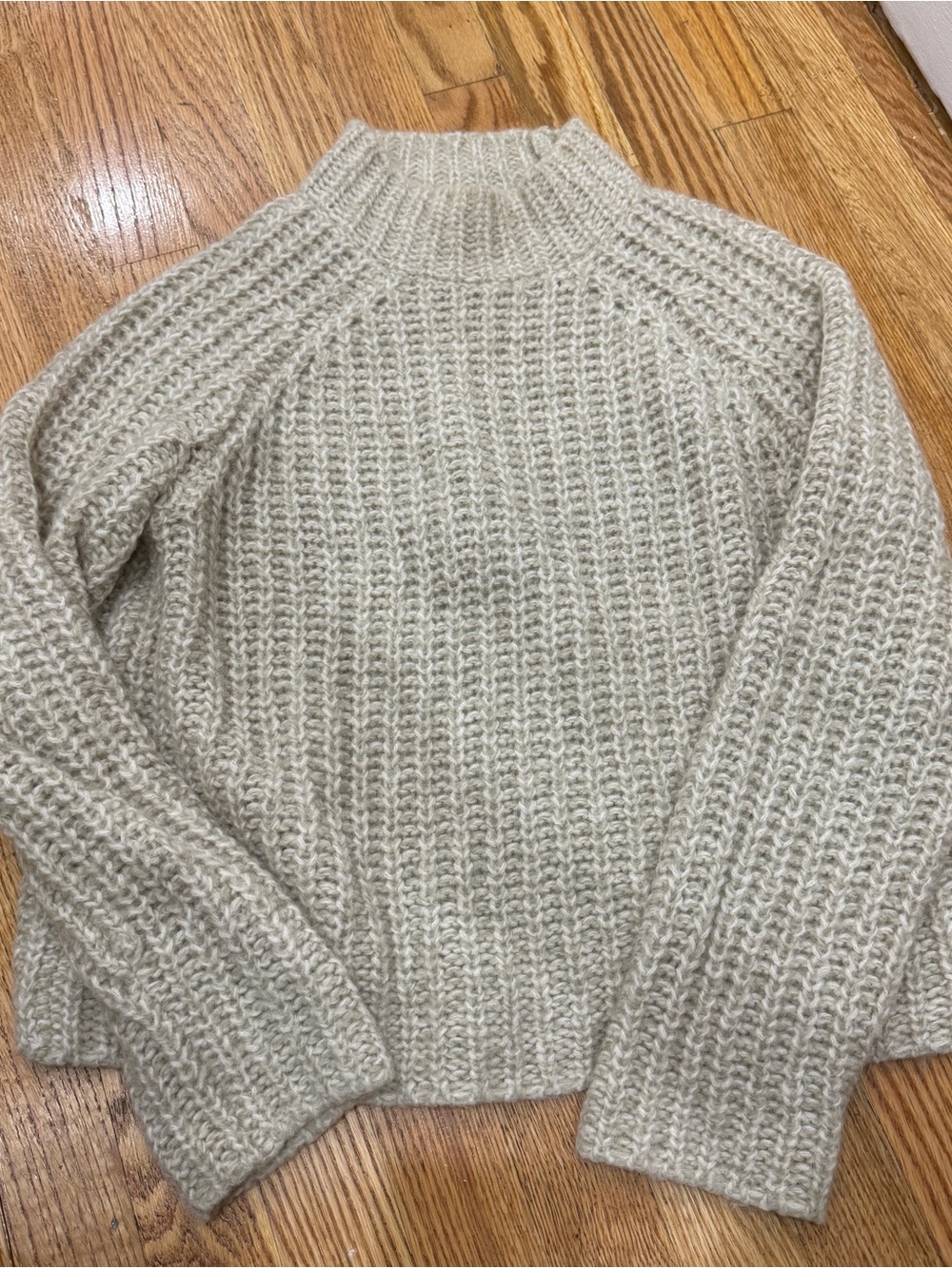 Vince Mock-Neck Wool Sweater